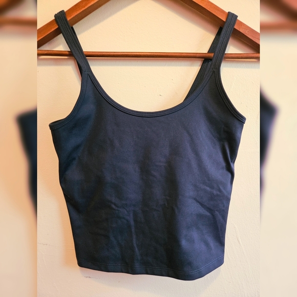 Girlfriend Collective Midnight Blue Scoop Tank - Picture 2 of 6